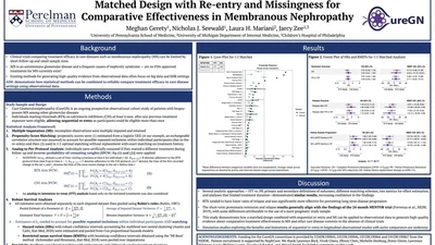 Matched Design with Re-entry and Missingness for Comparative Effectiveness in Membranous Nephropathy featured image